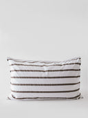 Striped cotton pillowcase