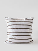 Striped cotton pillowcase