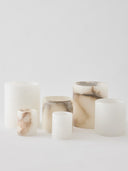 Alabaster candle lantern