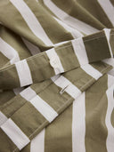 Striped cotton duvet cover