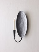 Boule oval wall candlestick