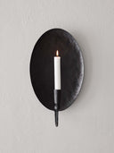 Boule oval wall candlestick