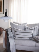 Melvin cushion cover 40x60 - Taupe stripe