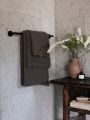 Nella våfflad handduk taupe 100x150 Tell Me More