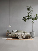 Duvet cover, plain cotton