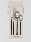 Steel cutlery set