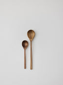 Teak spoons set