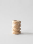 Travertine candlestick