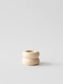 Travertine candlestick