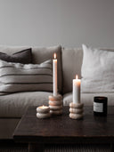 Travertine ljusstake